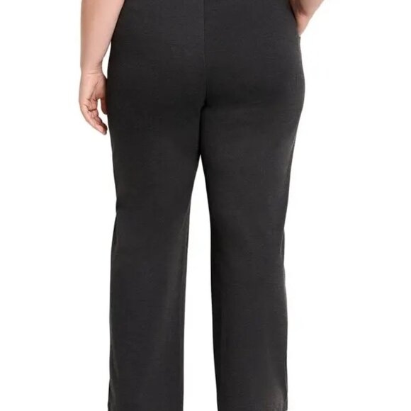 NIC+ZOE Ponte Wide-Leg Trousers Black Onyx 2X NWT - Picture 5 of 5